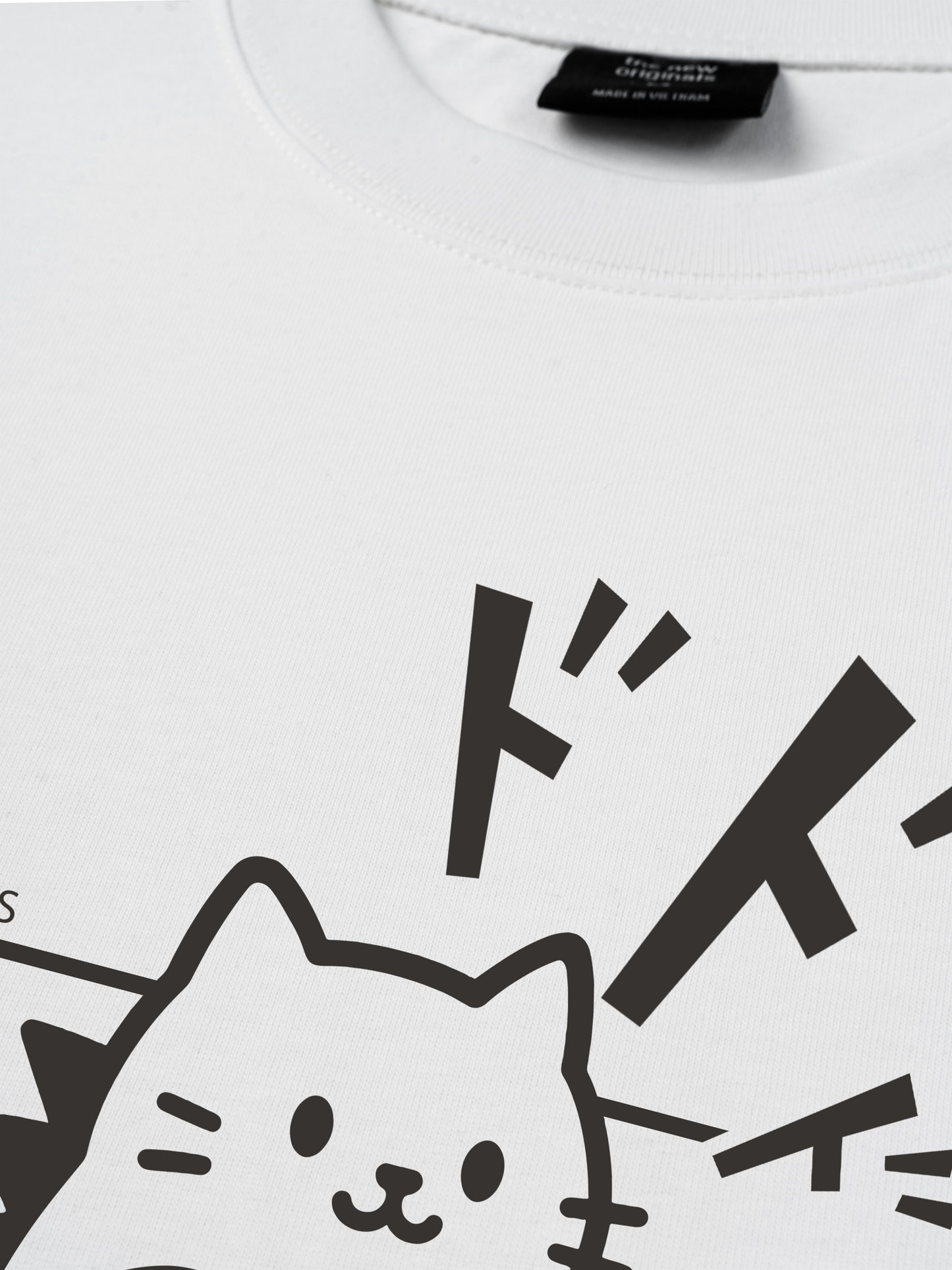 Áo Thun Relaxed Fit Japan Spirit Godzilla Meow