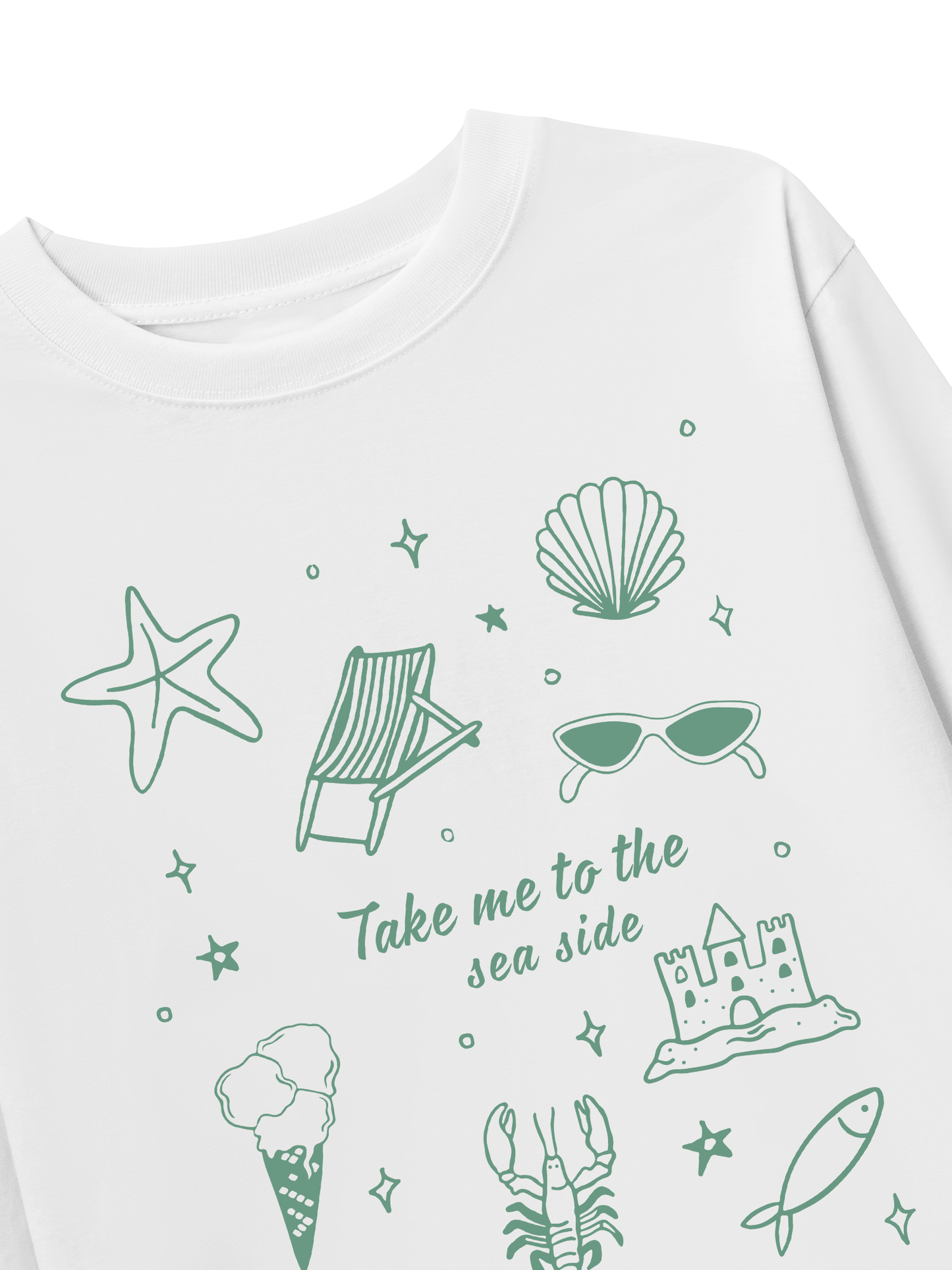 Áo Thun Dài Tay Take Me To The Sea Side