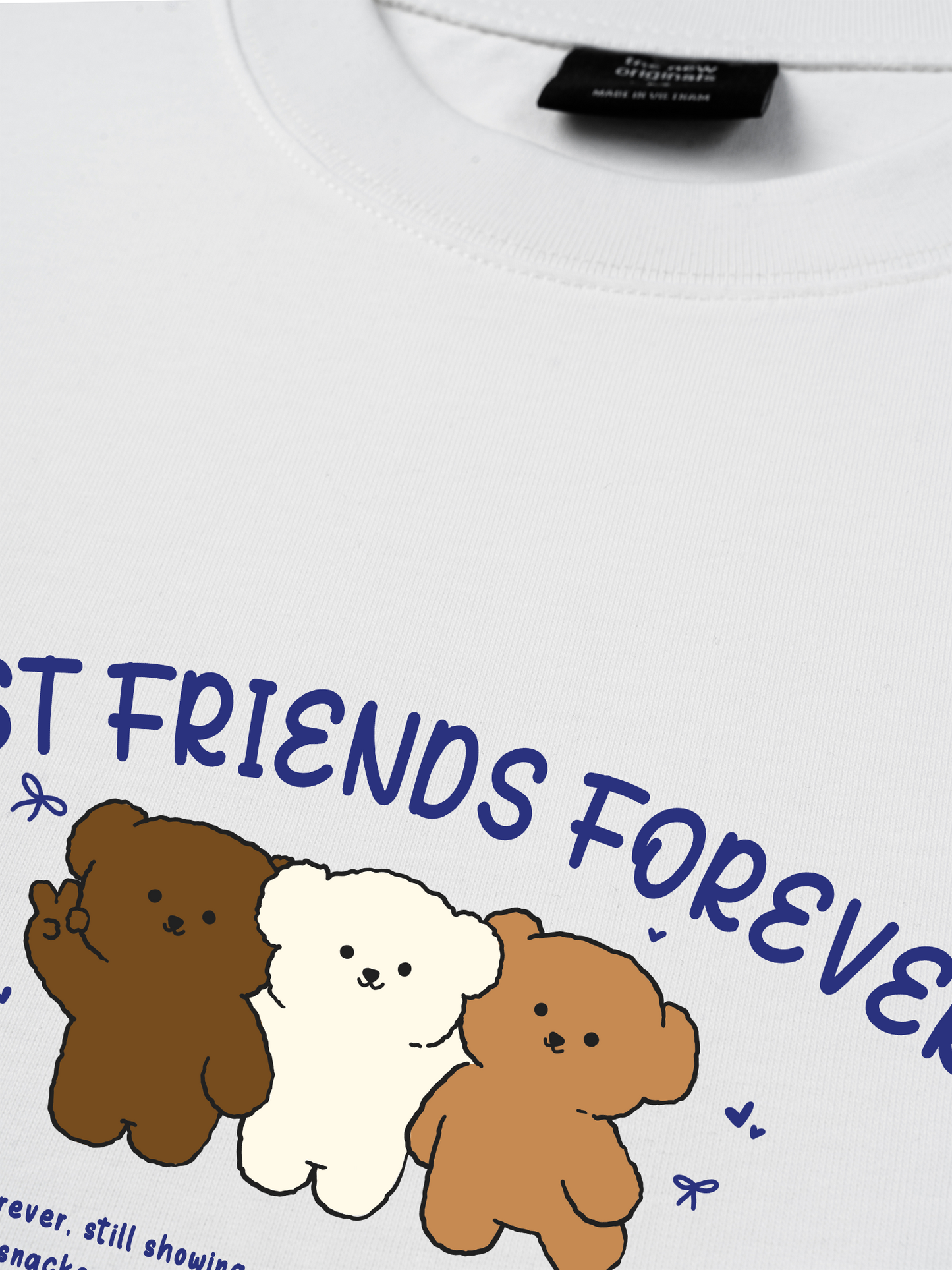 Áo Thun Relaxed Fit Teddy Land Best Friends Forever