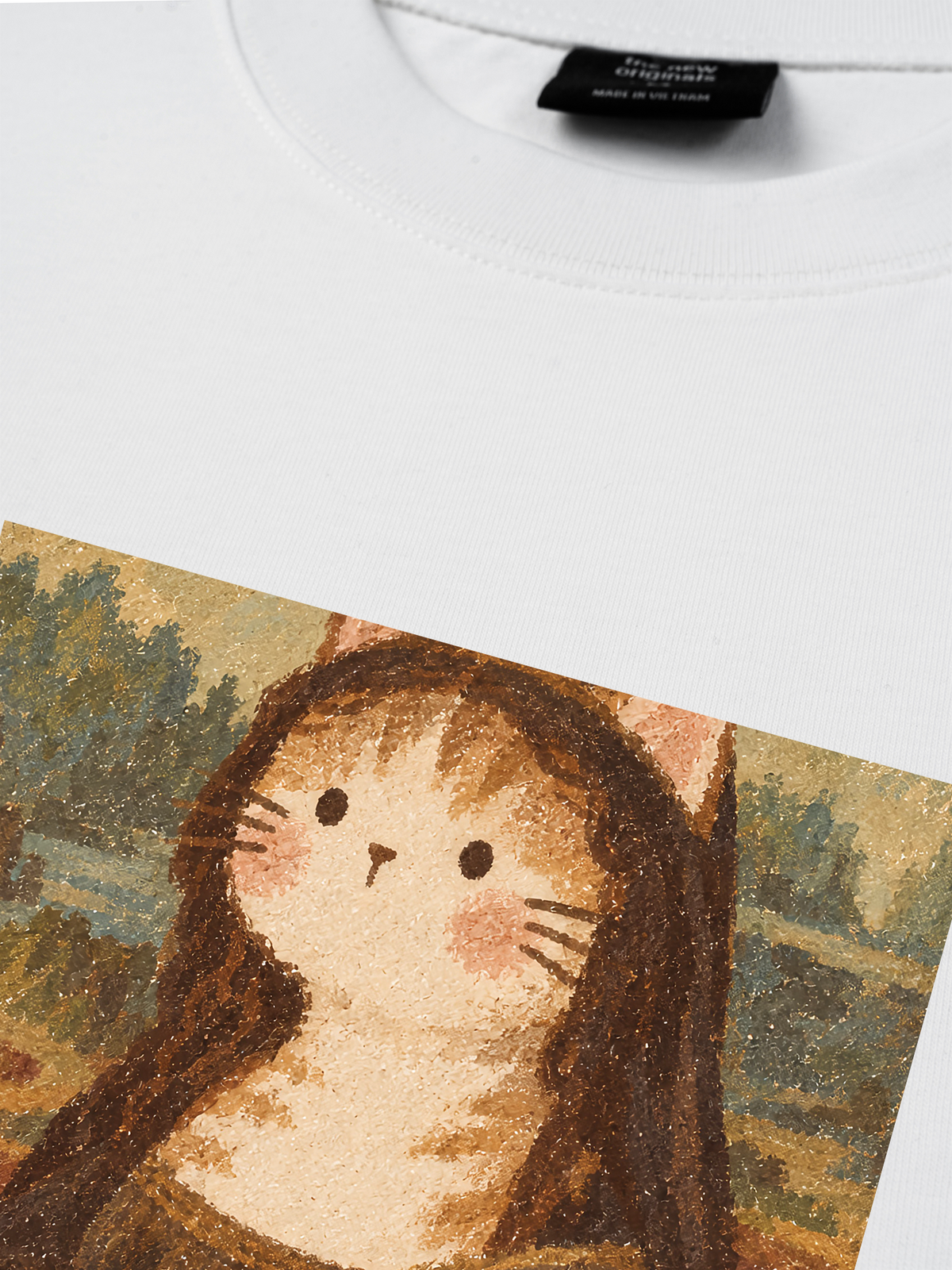 Áo Thun Relaxed Fit Mona Meowsa