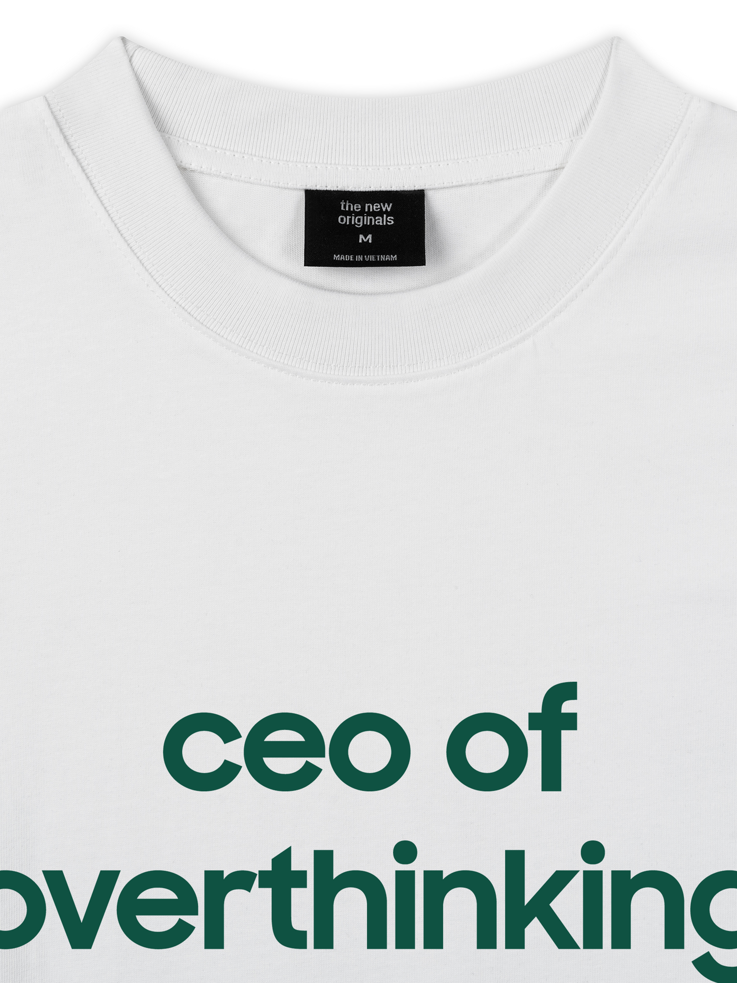 Áo Thun Relaxed Fit Ceo of Overthinking