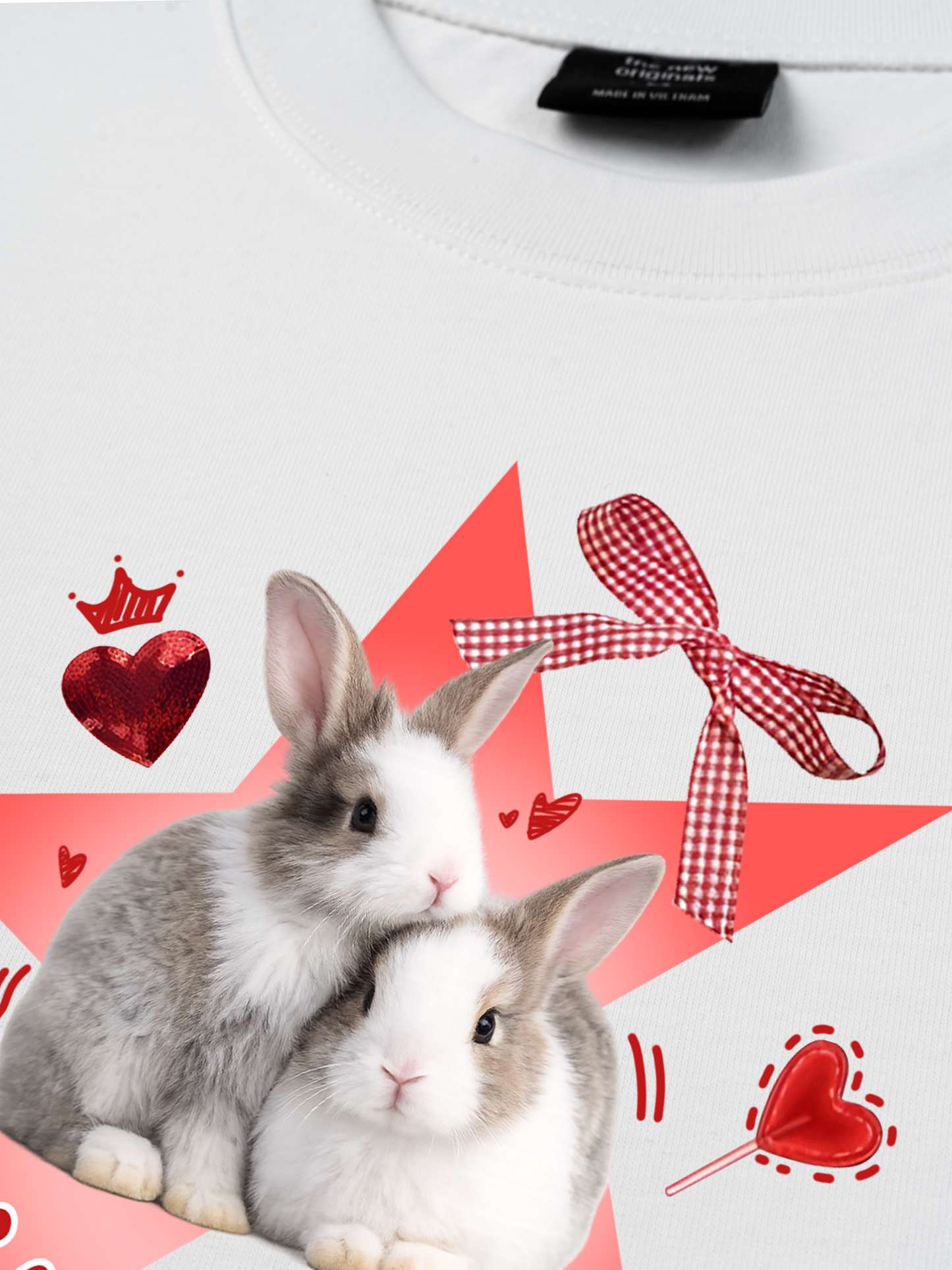Áo Thun Relaxed Fit Daily Cuties Bunny Love Club