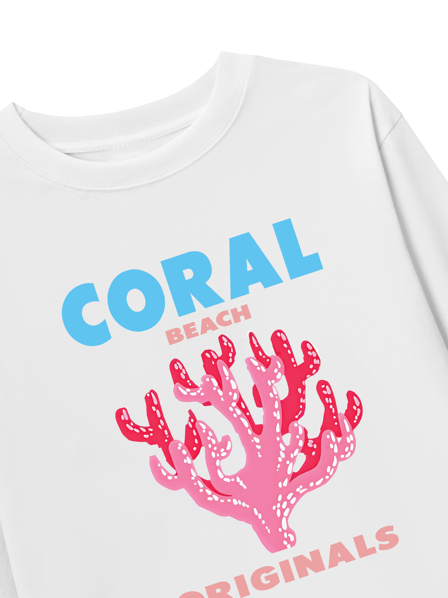 Áo Thun Dài Tay Summer Vibes Coral Beach