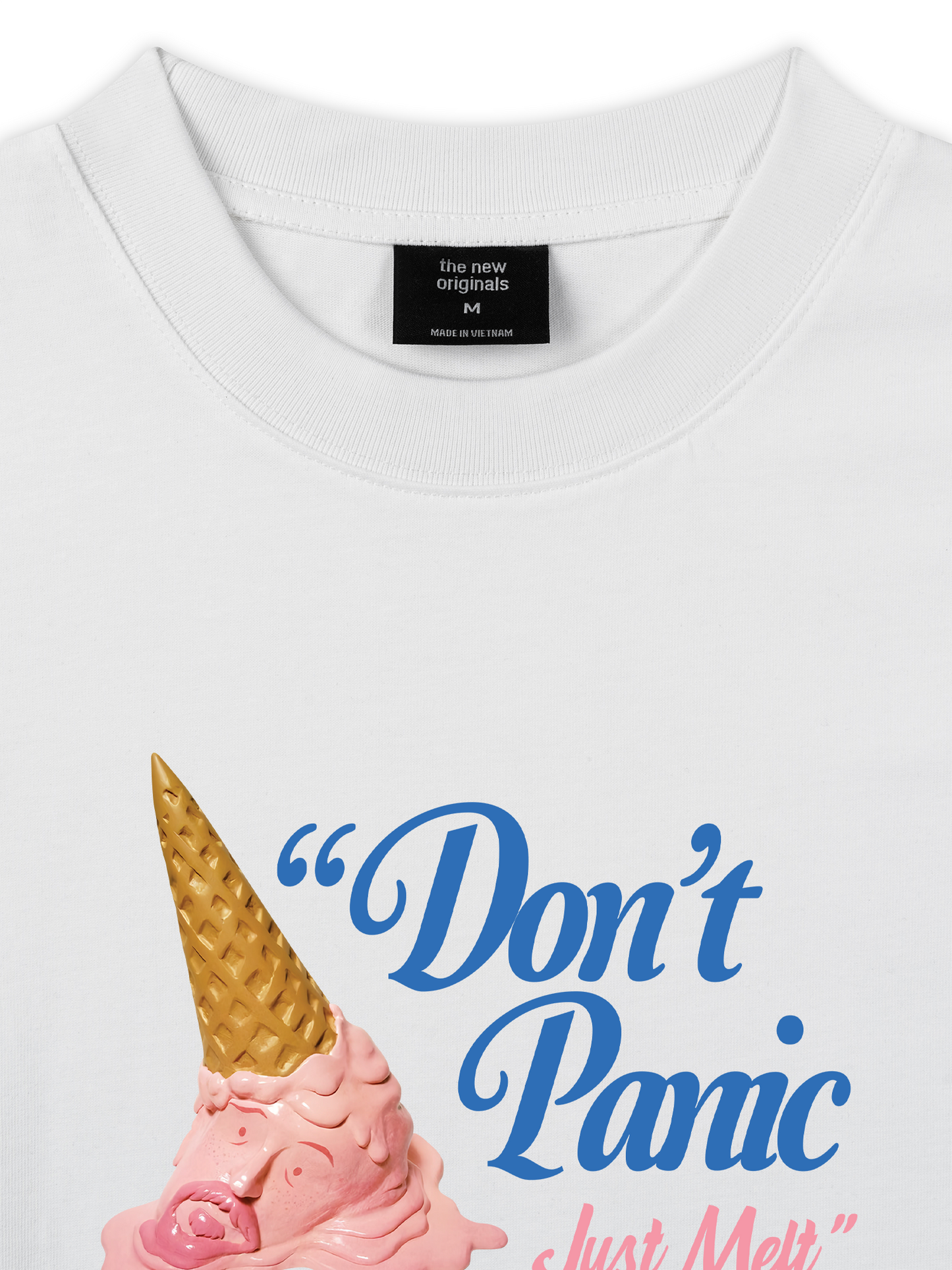 Áo Thun Relaxed Fit Don't Panic Just Melt