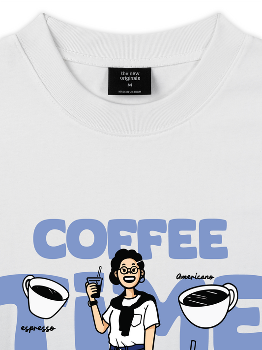 Áo Thun Relaxed Fit Coffee Time