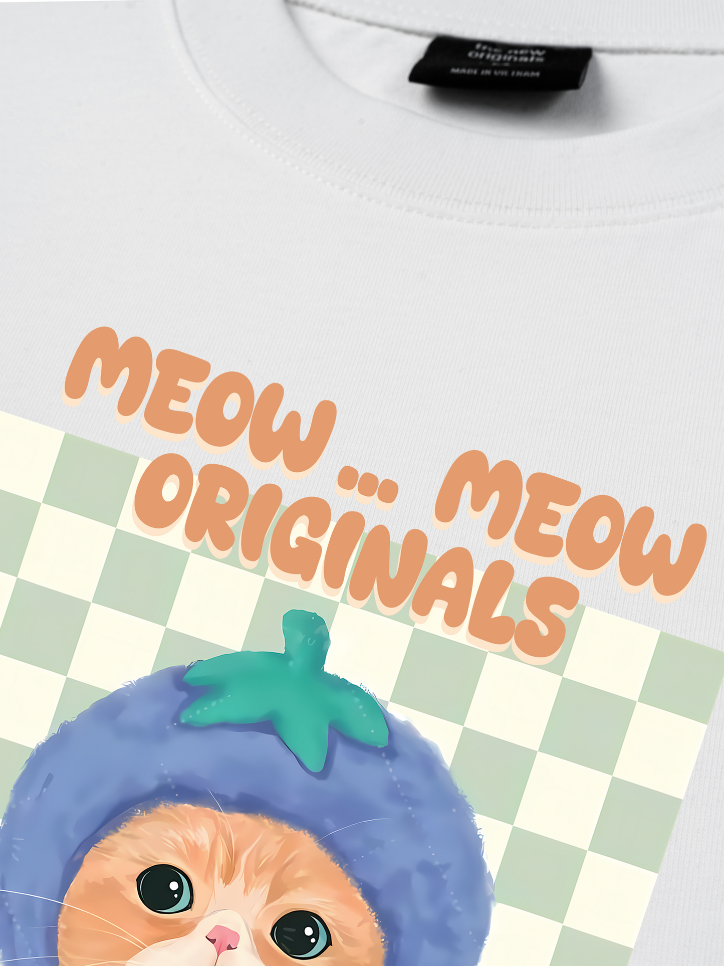 Áo Thun Relaxed Fit Animal Meow
