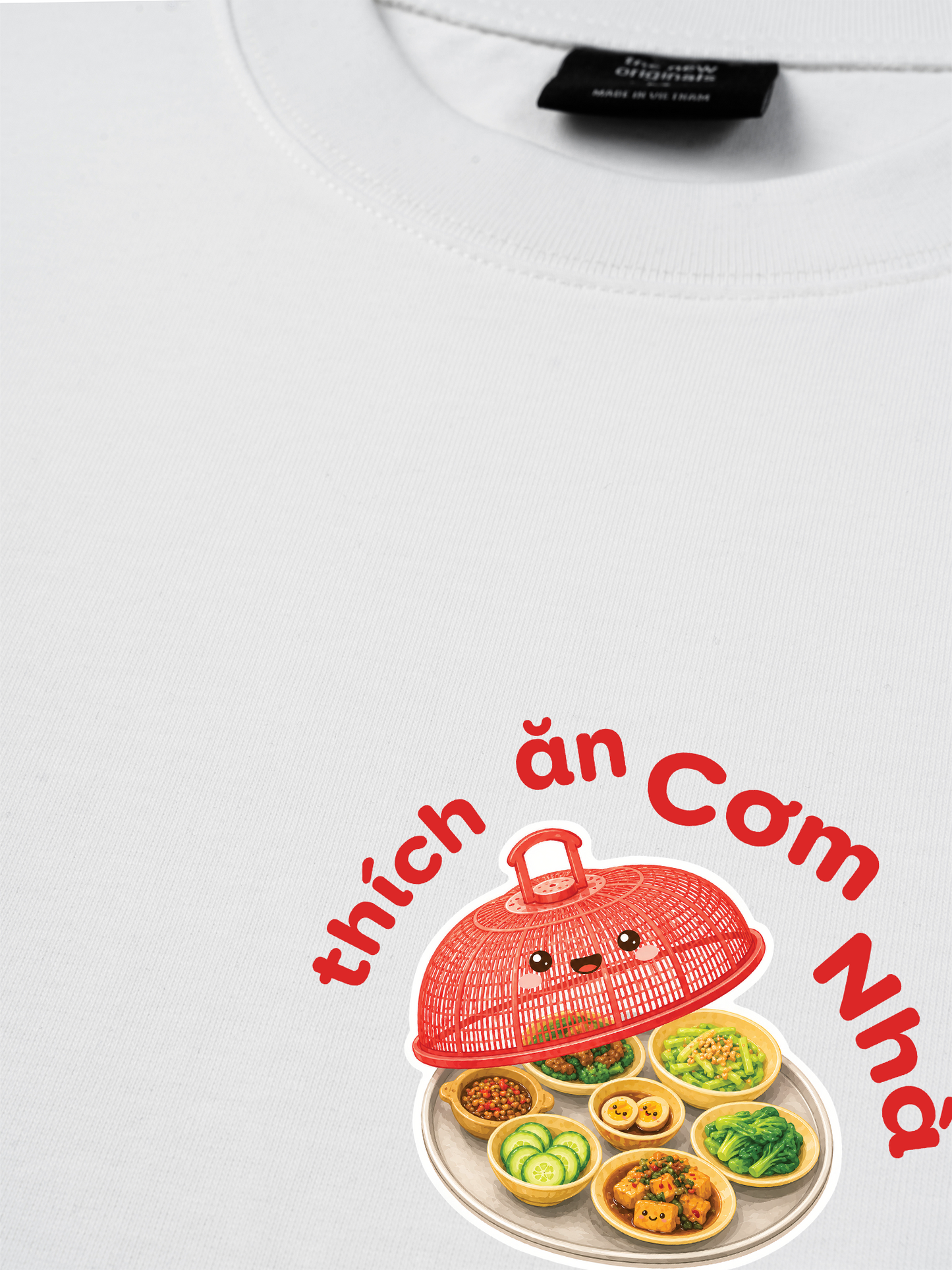 Áo Thun Relaxed Fit Thích Ăn Cơm Nhà