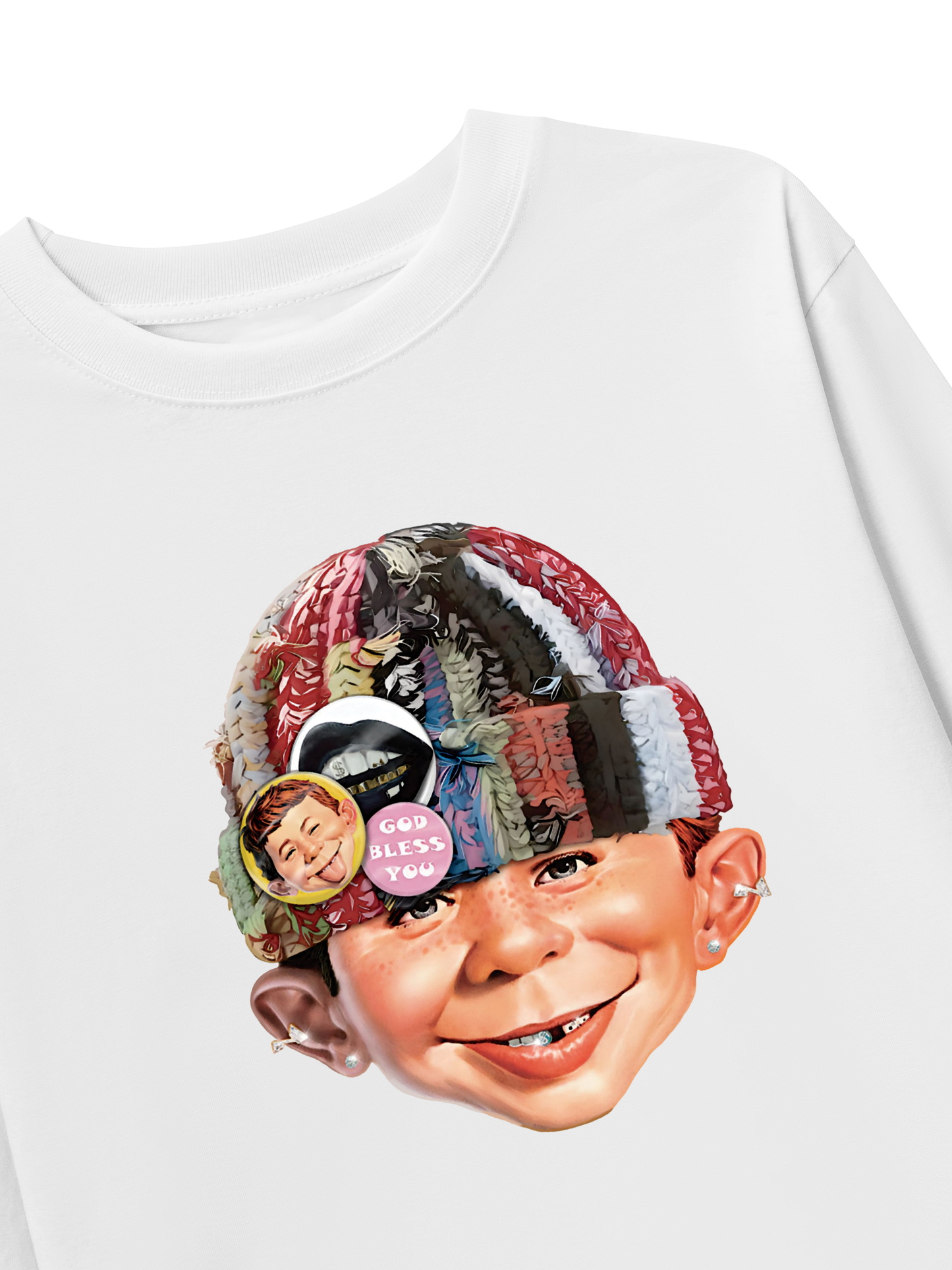 Áo Thun Dài Tay Bad Boy with Knit Cap