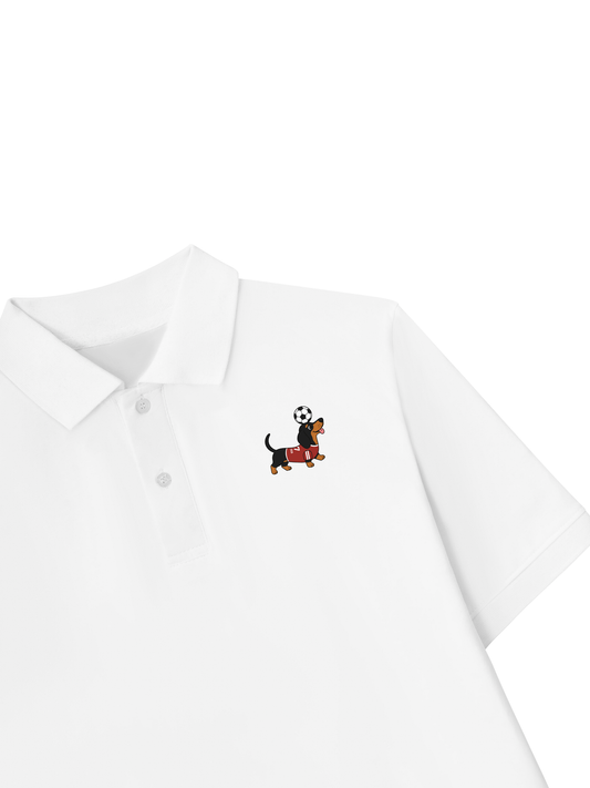 Áo Polo Relaxed Fit Dachshund FC Red
