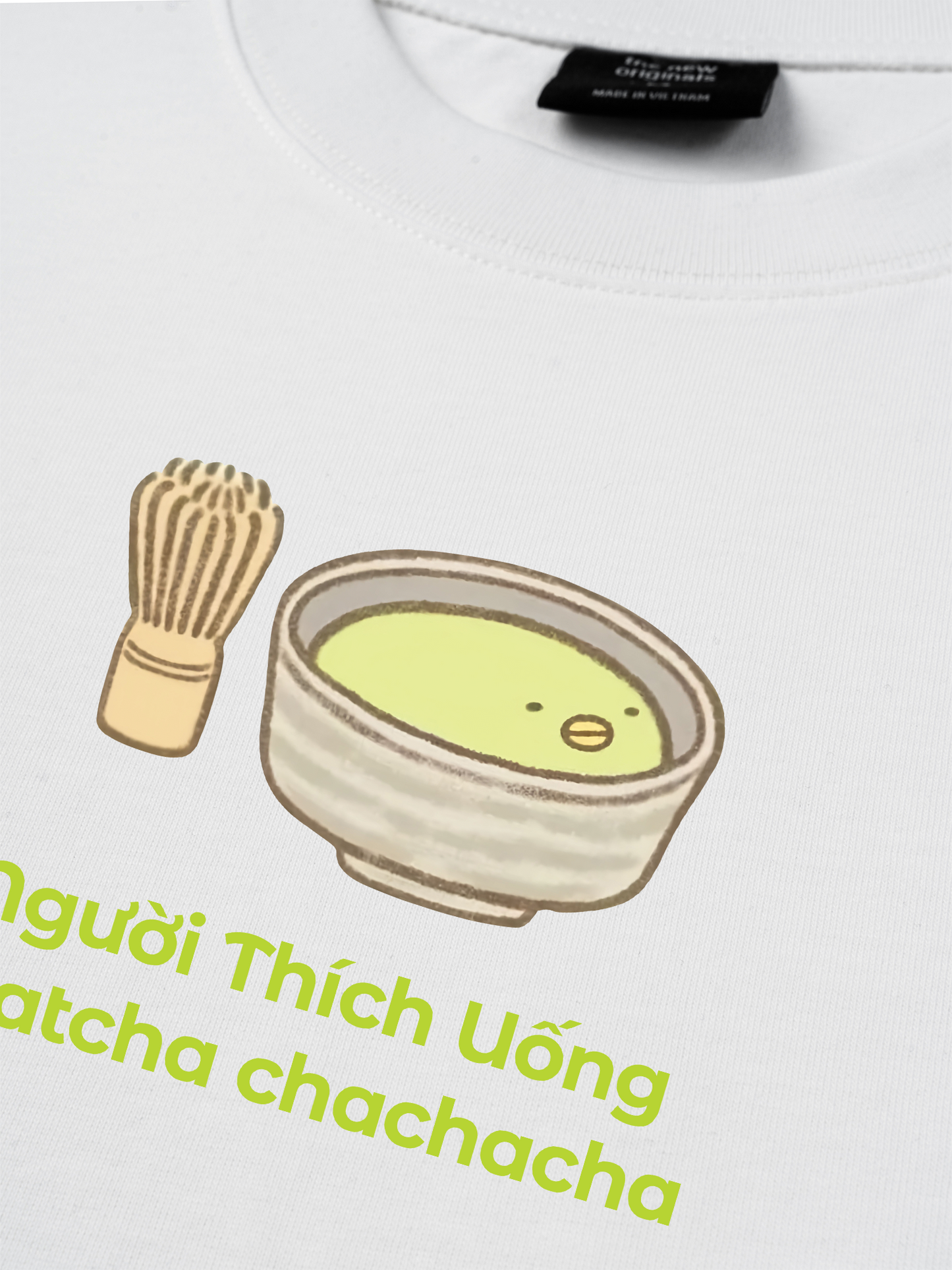 Áo Thun Relaxed Fit Người Thích Uống Matcha