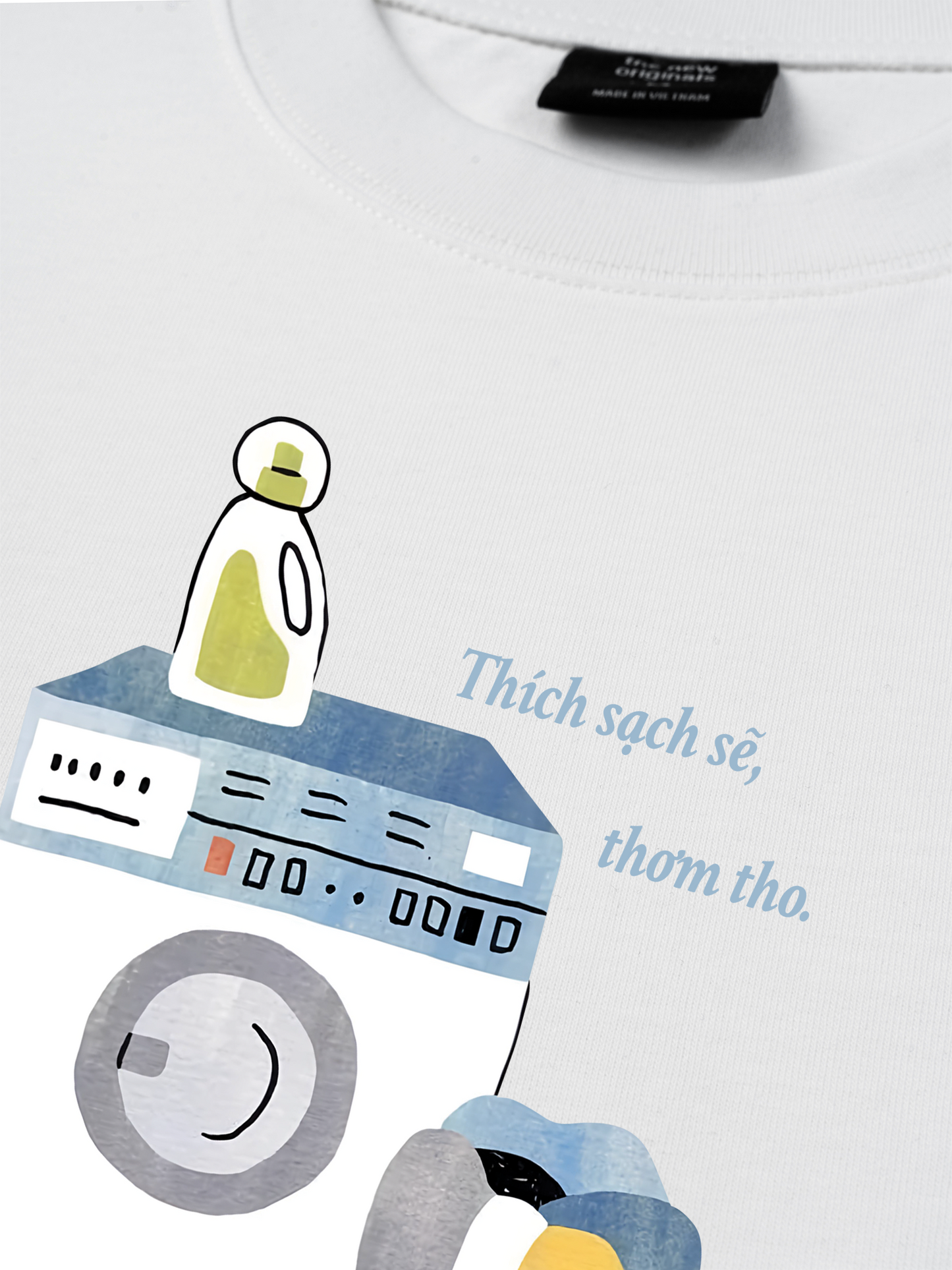 Áo Thun Relaxed Fit Thích Sạch Sẽ Thơm Tho