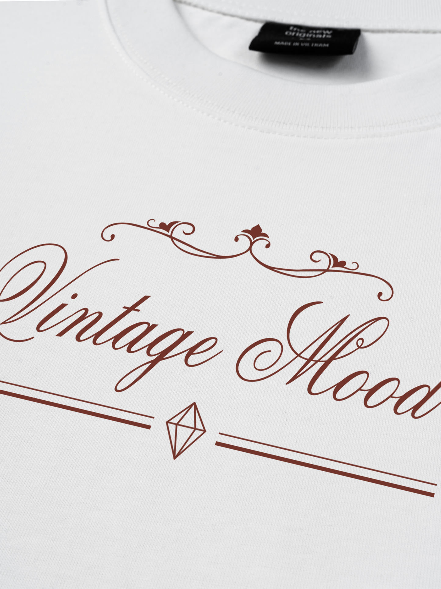 Áo Thun Relaxed Fit Old Money Vitage Mood