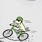 Áo Thun Relaxed Fit Go Outside I'm Kinda A Big Wheel