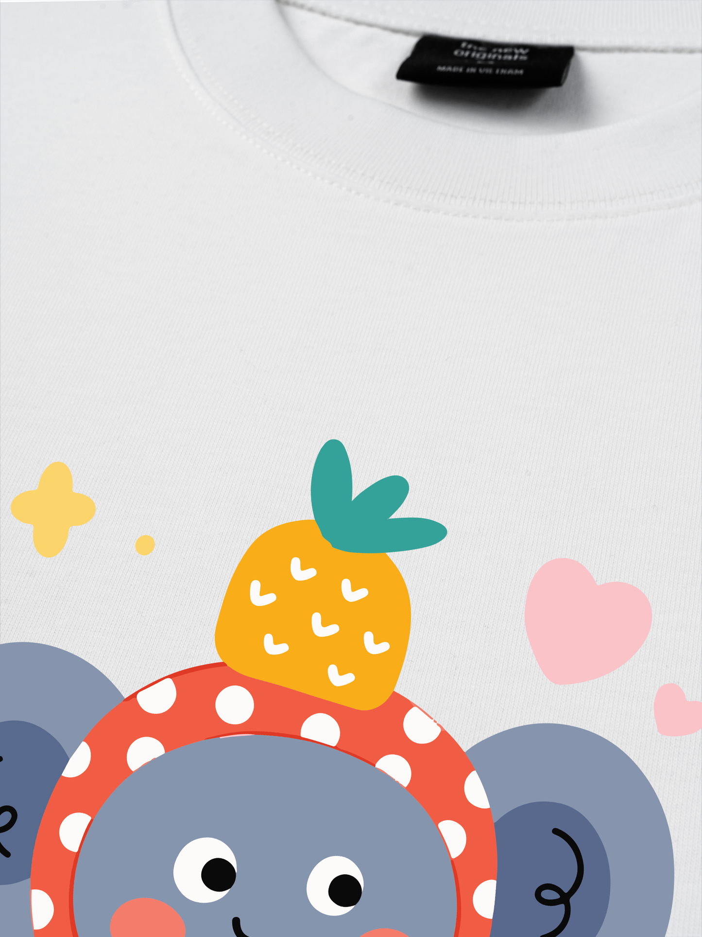 Áo Thun Relaxed Fit Pineapple Cutie Elephant