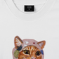 Áo Thun Relaxed Fit Crazy Cat