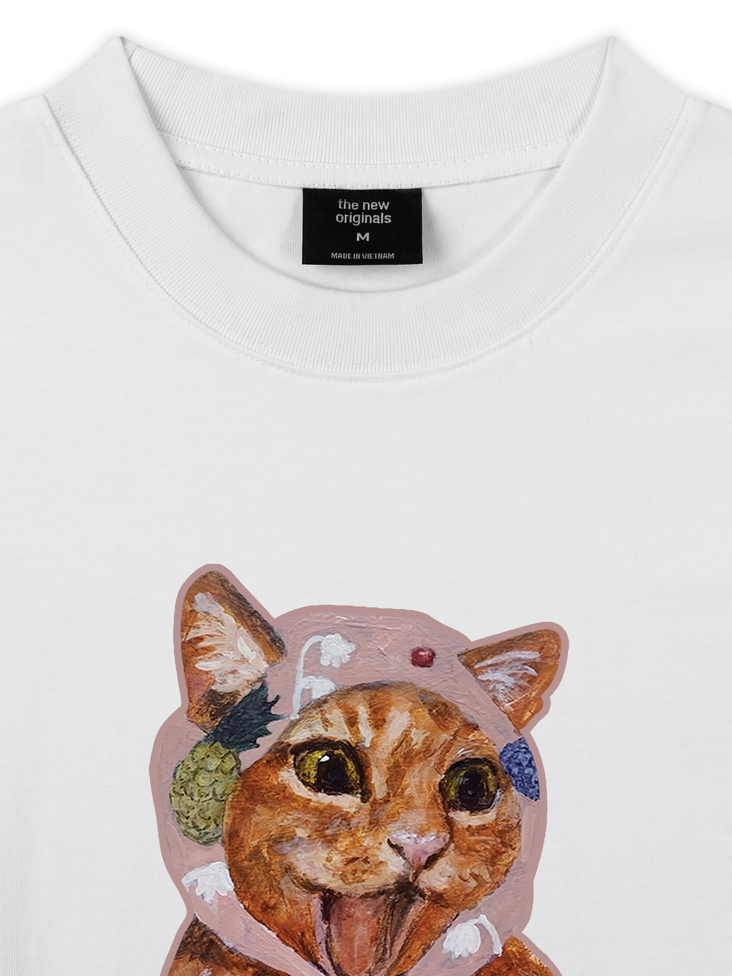 Áo Thun Relaxed Fit Crazy Cat