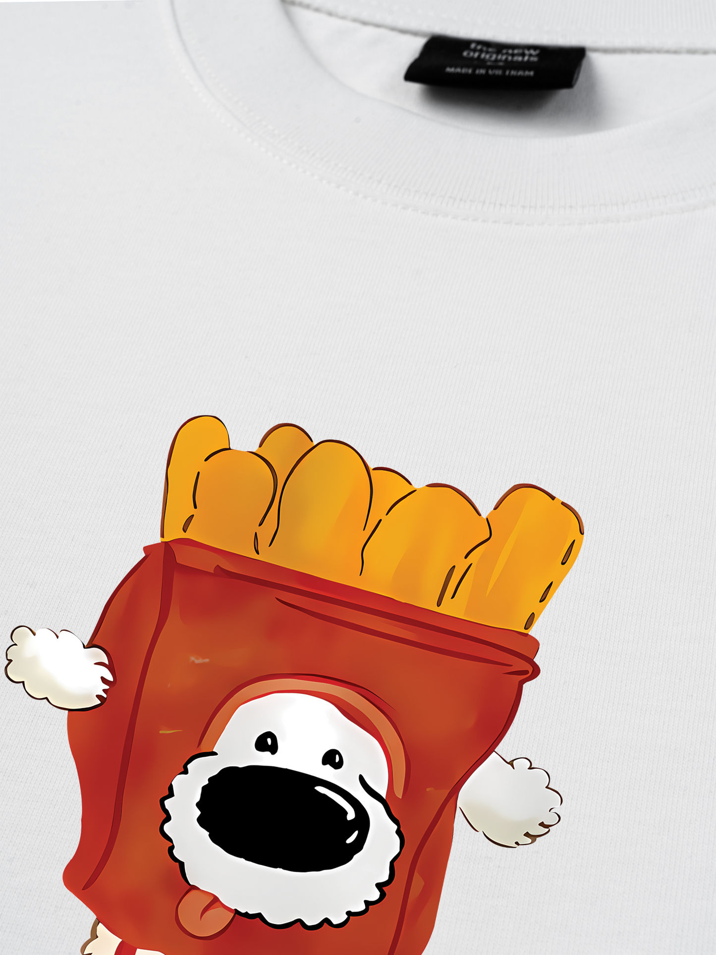 Áo Thun Relaxed Fit Sweet Pastry Cute Dog With Bread