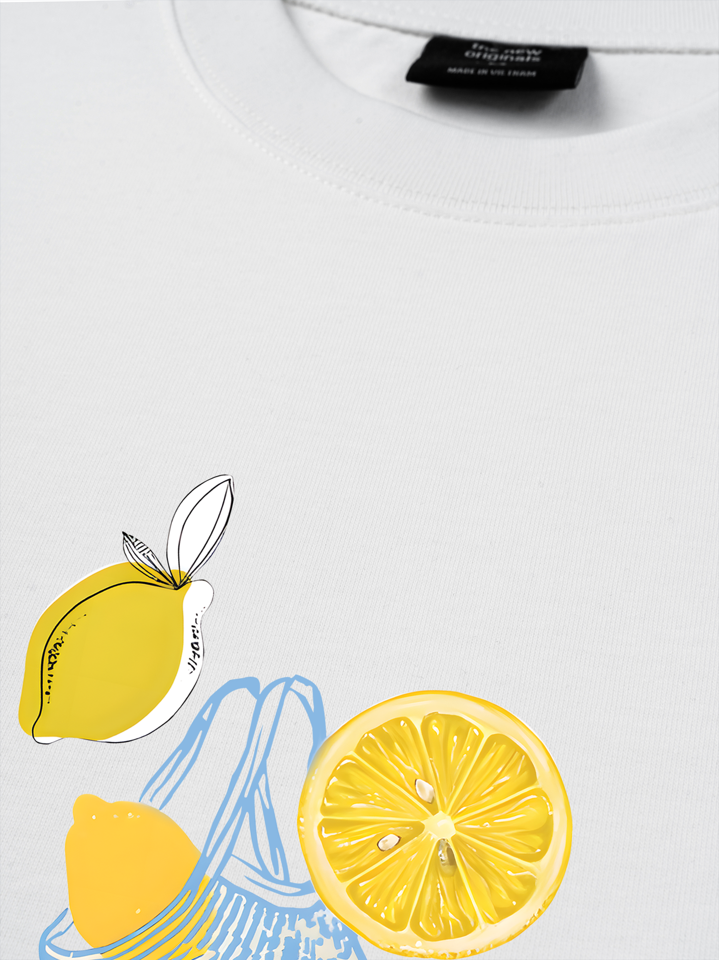 Áo Thun Relaxed Fit Summer Vibes Lemon Shopping