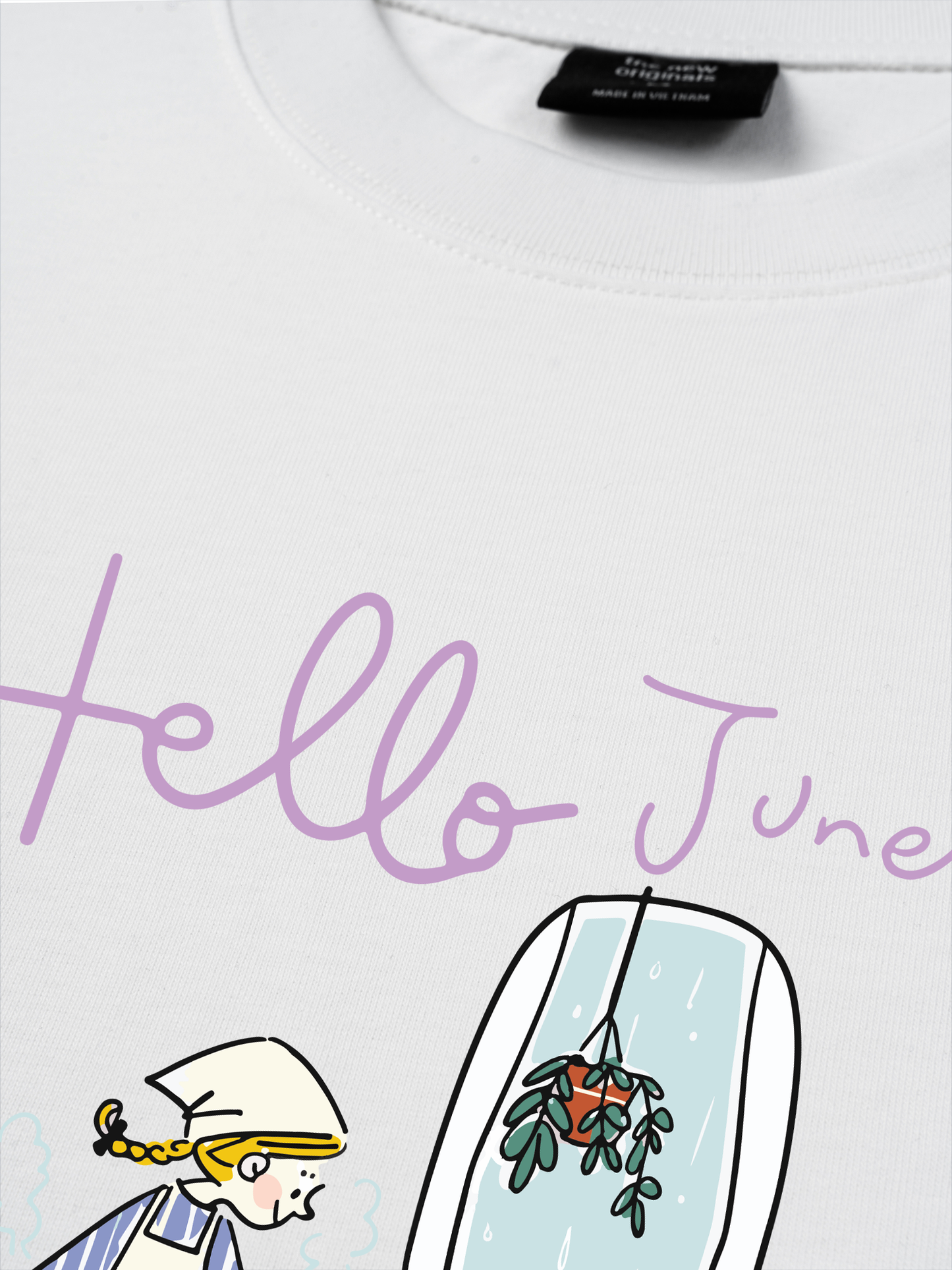 Áo Thun Relaxed Fit Hello June