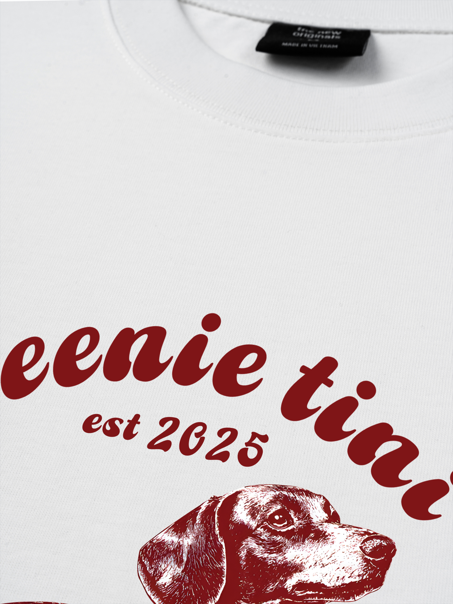 Áo Thun Relaxed Fit Weenie Tini Dachshund