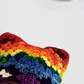 Áo Thun Relaxed Fit Bad Boy & Rainbow Crochet Hat