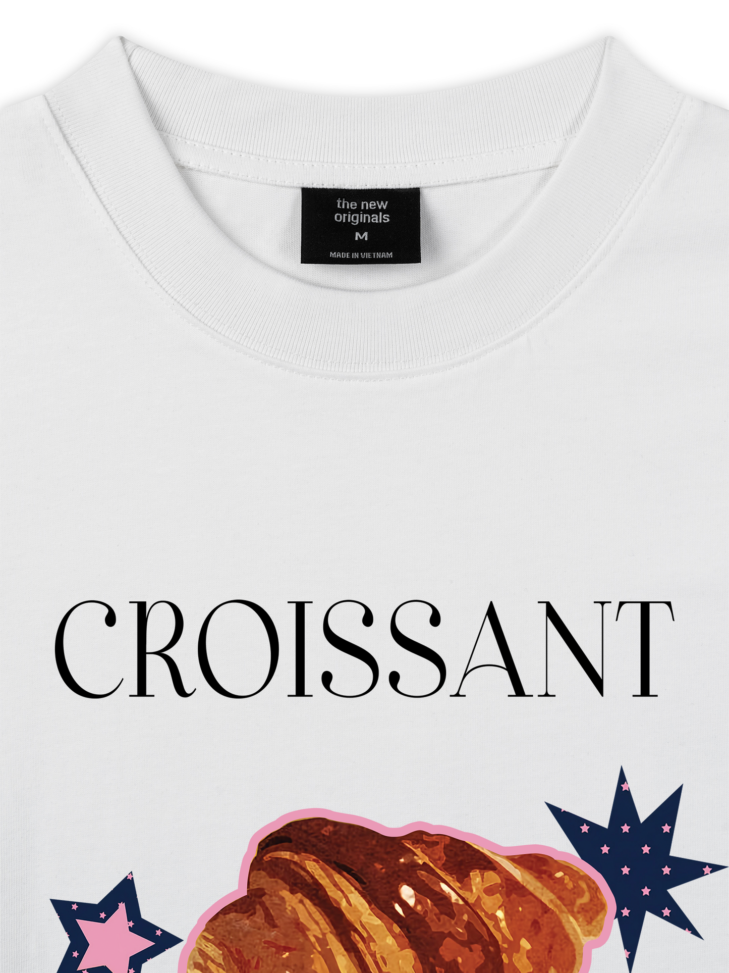 Áo Thun Relaxed Fit Croissant Y2K