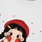 Áo Thun Relaxed Fit Dolly Girl Cute Strawberry Girl
