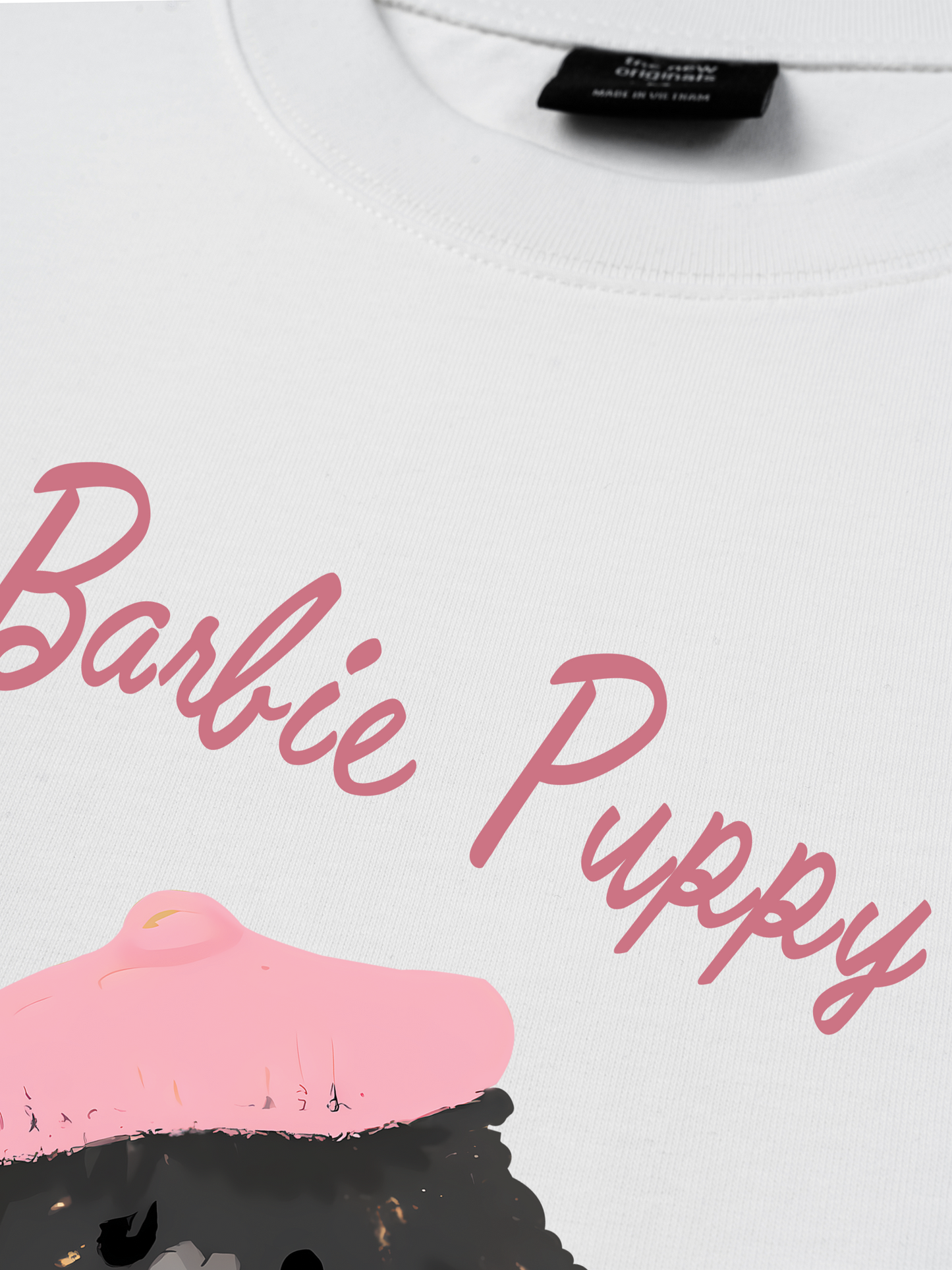 Áo Thun Relaxed Fit Animal Barbie Puppy