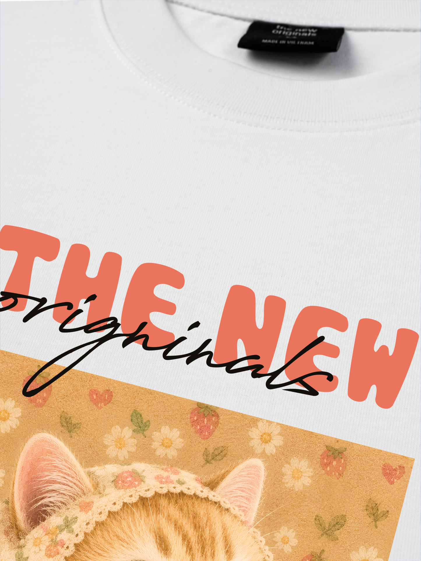 Áo Thun Relaxed Fit Honey Bubble Meow