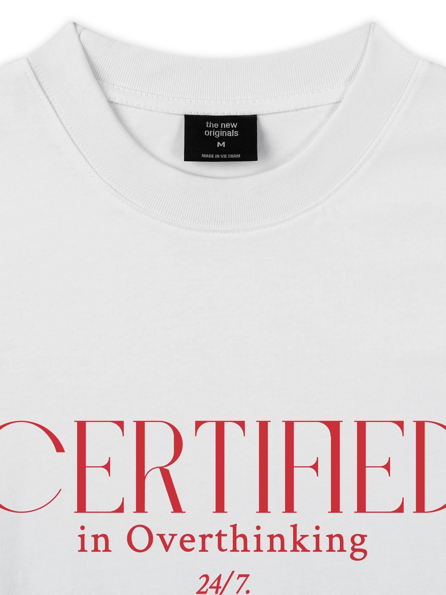 Áo Thun Relaxed Fit Certified In Overthinking