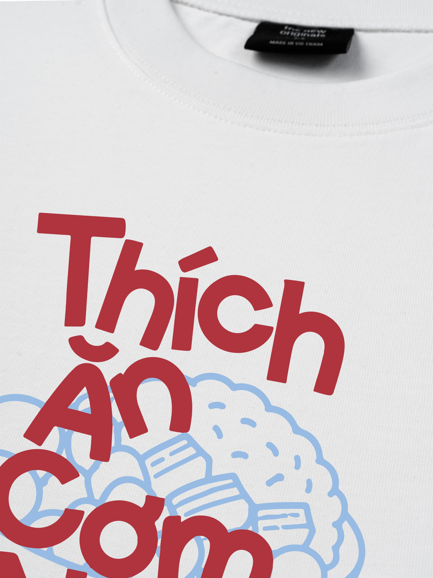 Áo Thun Relaxed Fit Thích Ăn Cơm Nhà