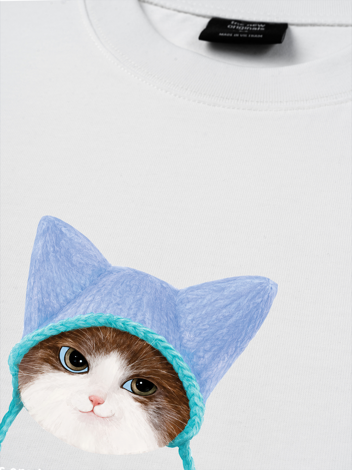 Áo Thun Relaxed Fit Cat Angel