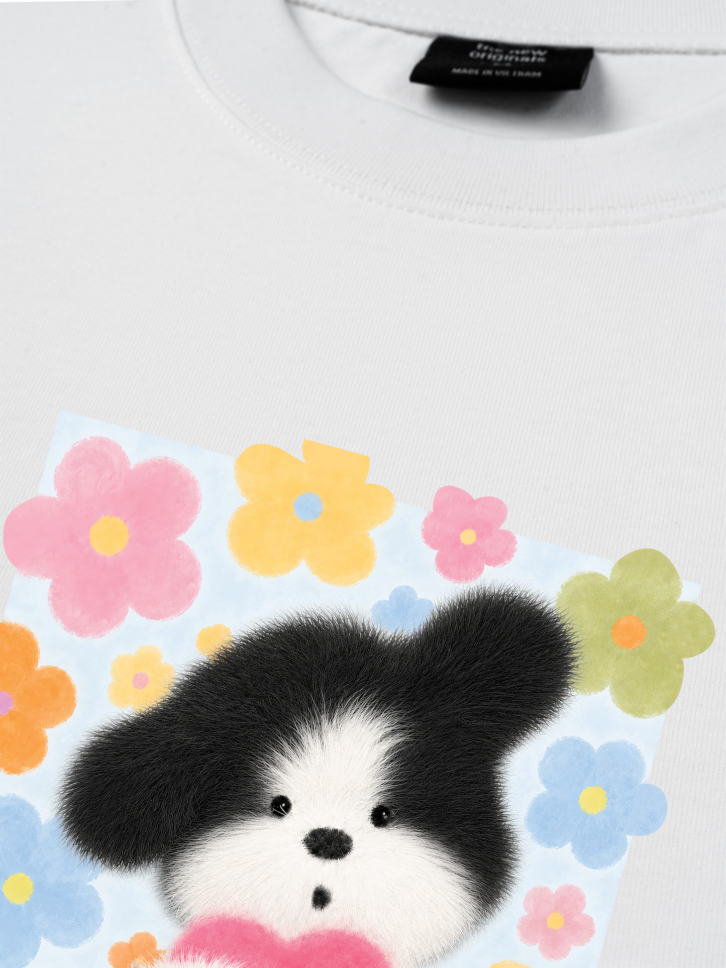 Áo Thun Relaxed Fit Flower Puppy