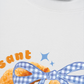 Áo Thun Relaxed Fit Sweet Pastry BLue Plaid Bow