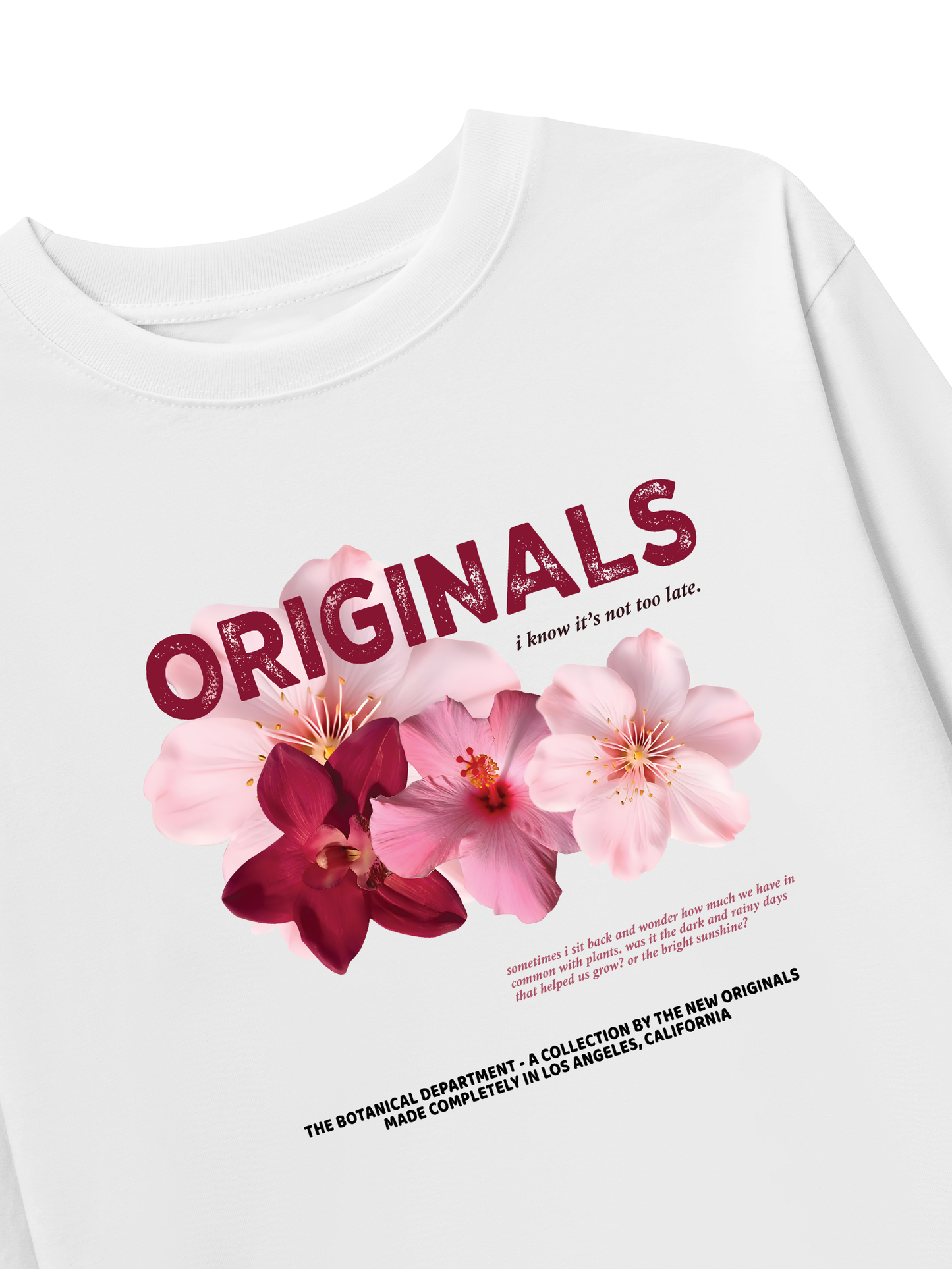 Áo Thun Dài Tay Summer Vibes Pink Floral
