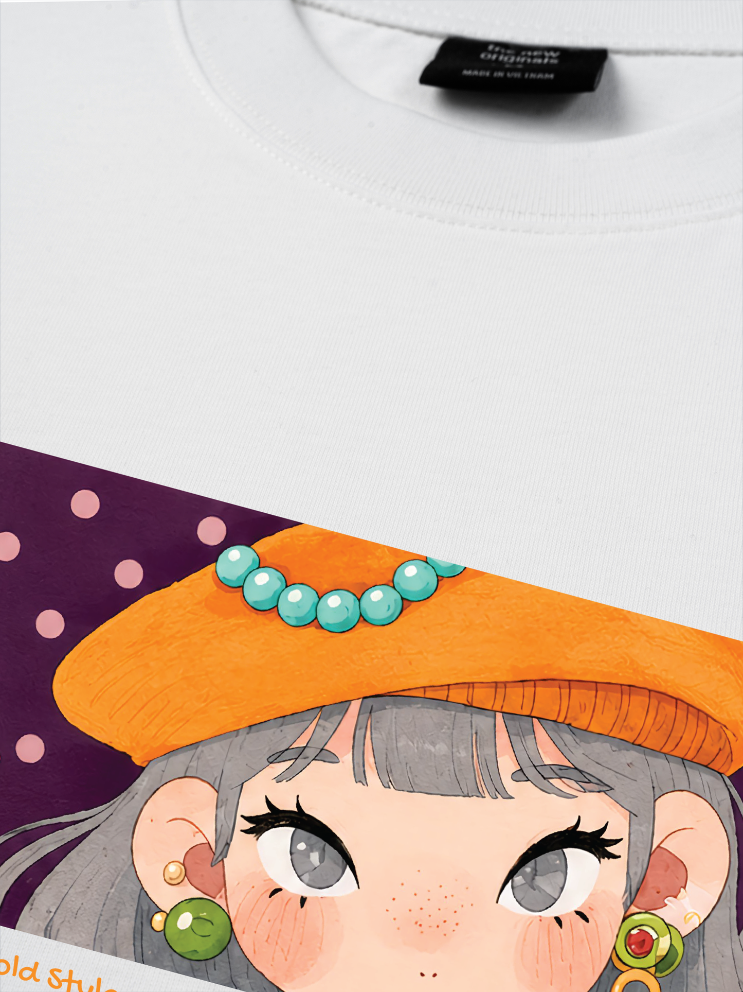 Áo Thun Relaxed Fit Orange Daydream Girl