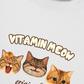 Áo Thun Relaxed Fit Vitamin Meow