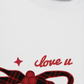 Áo Thun Relaxed Fit Couple Love You Xmas For Girl