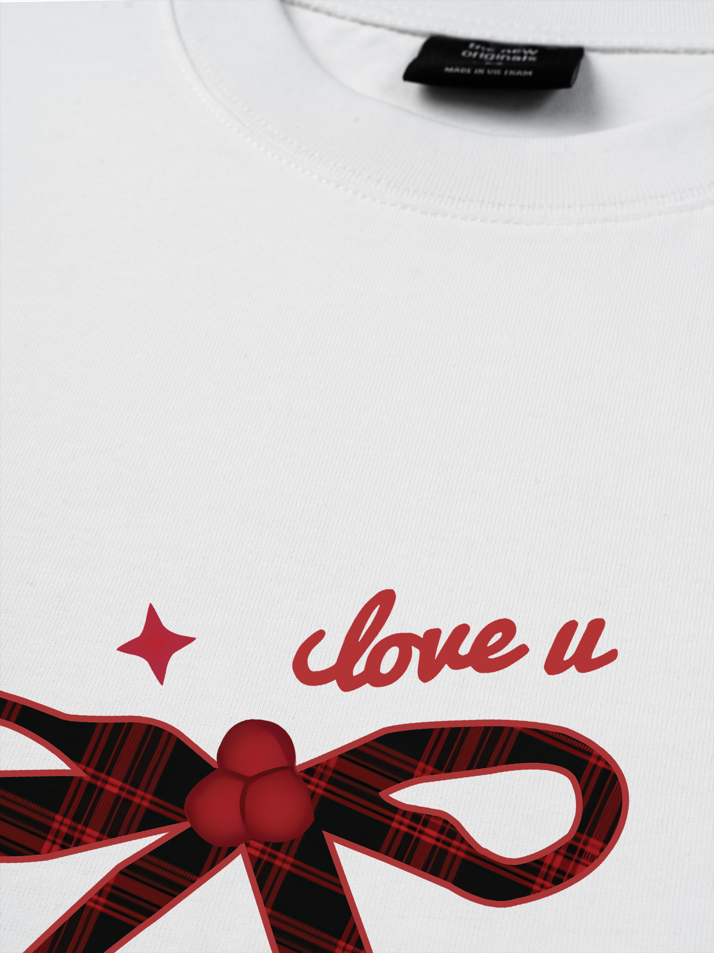 Áo Thun Relaxed Fit Couple Love You Xmas For Girl