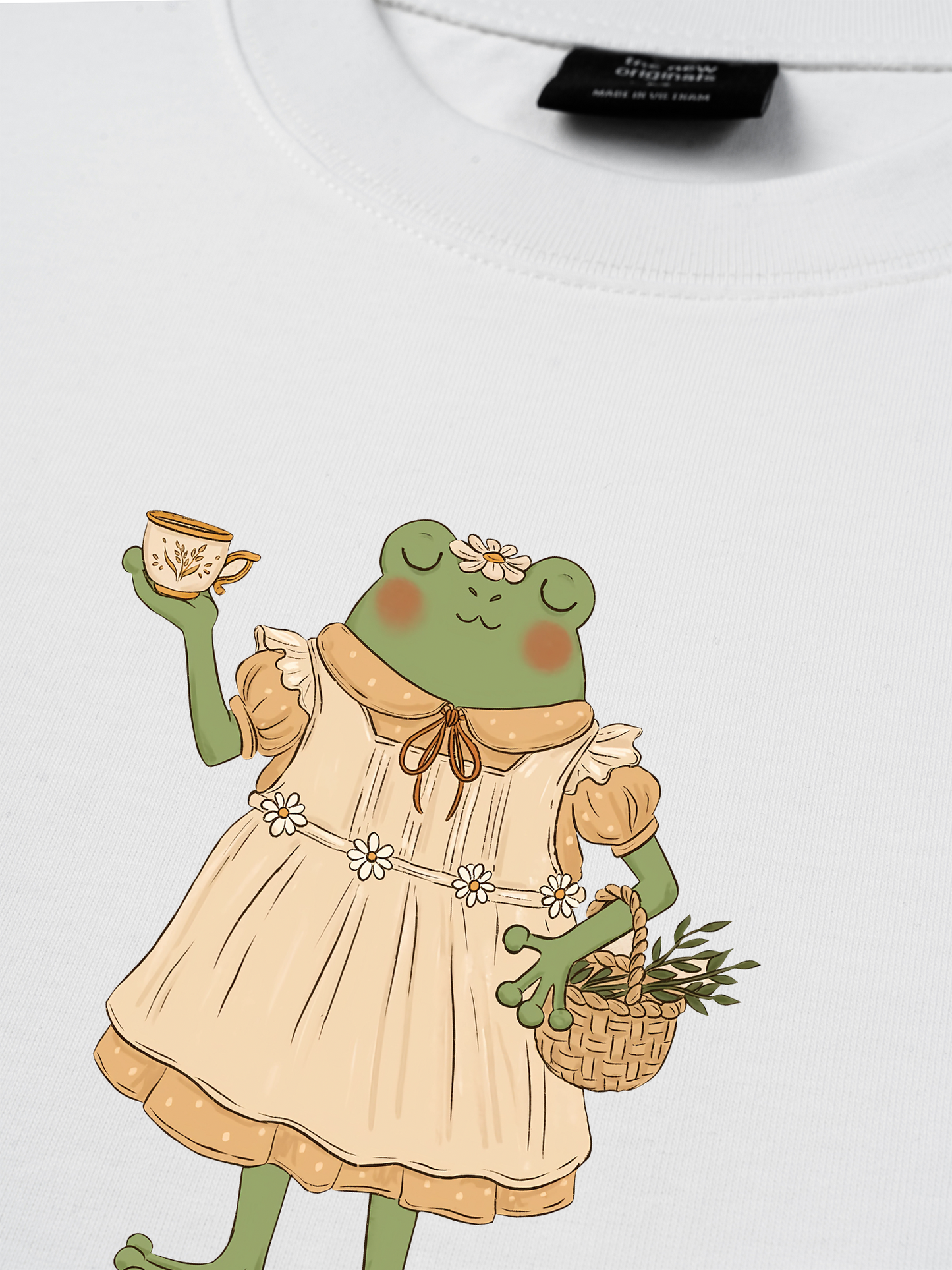 Áo Thun Relaxed Fit Autumn Frog