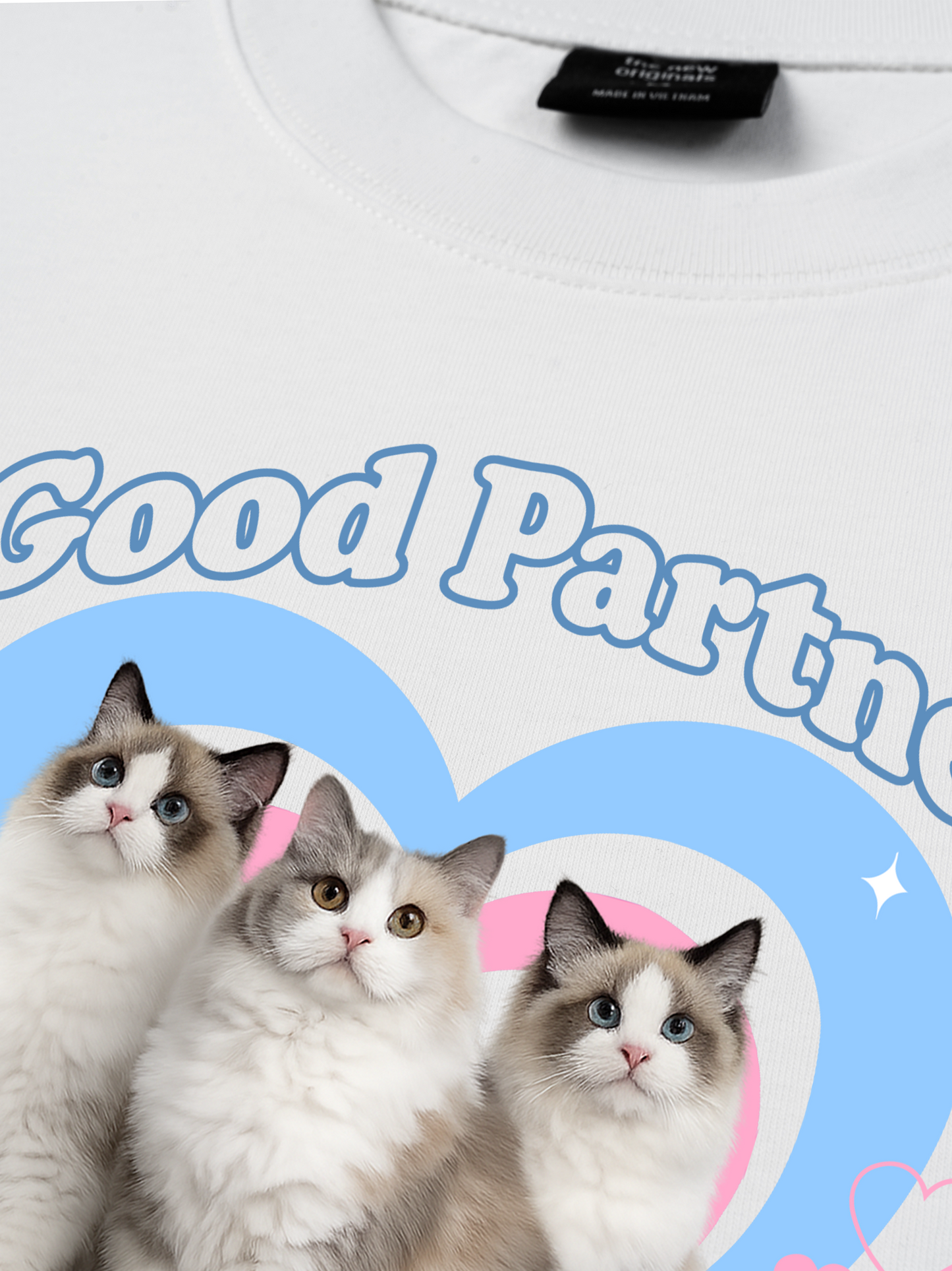 Áo Thun Relaxed Fit Daily Cuties Good Partner