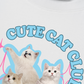 Áo Thun Relaxed Fit Daily Cuties Cute Cat Club