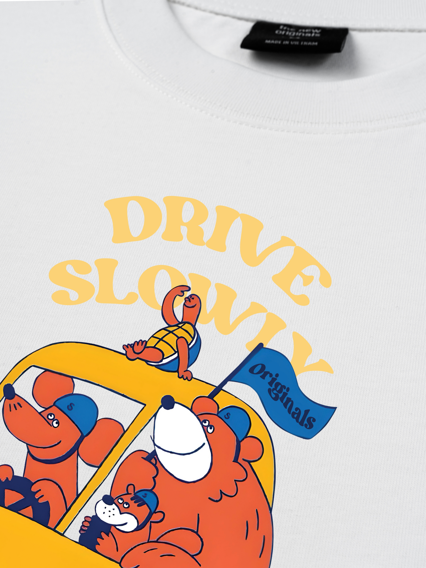 Áo Thun Relaxed Fit Drive Slowly