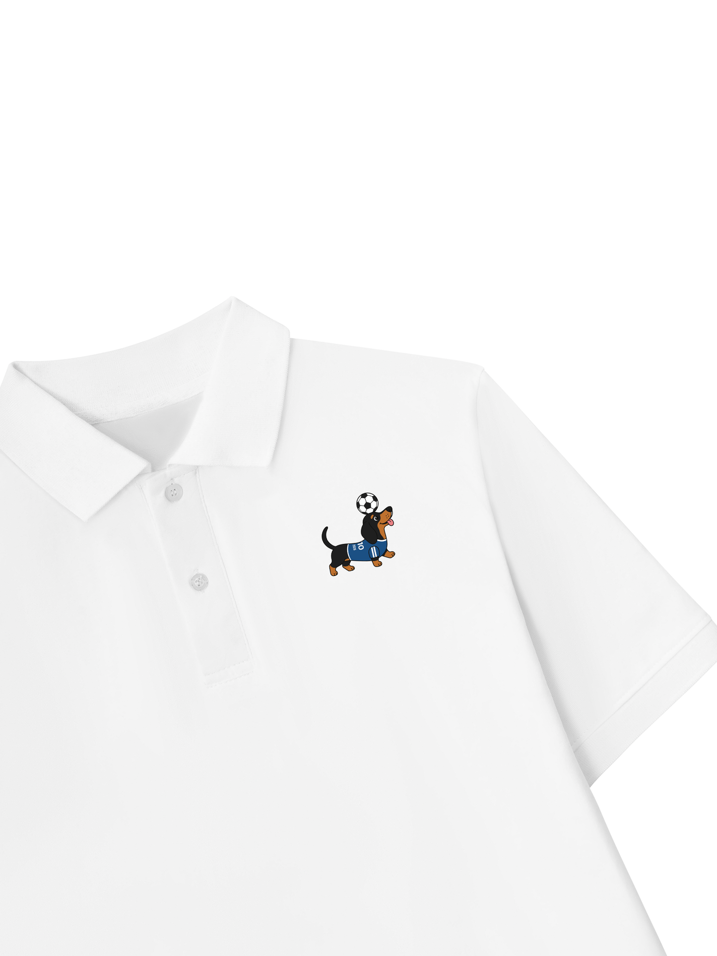 Áo Polo Relaxed Fit Dachshund FC Blue