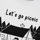 Áo Thun Relaxed Fit Go Outside Let's Go Picnic