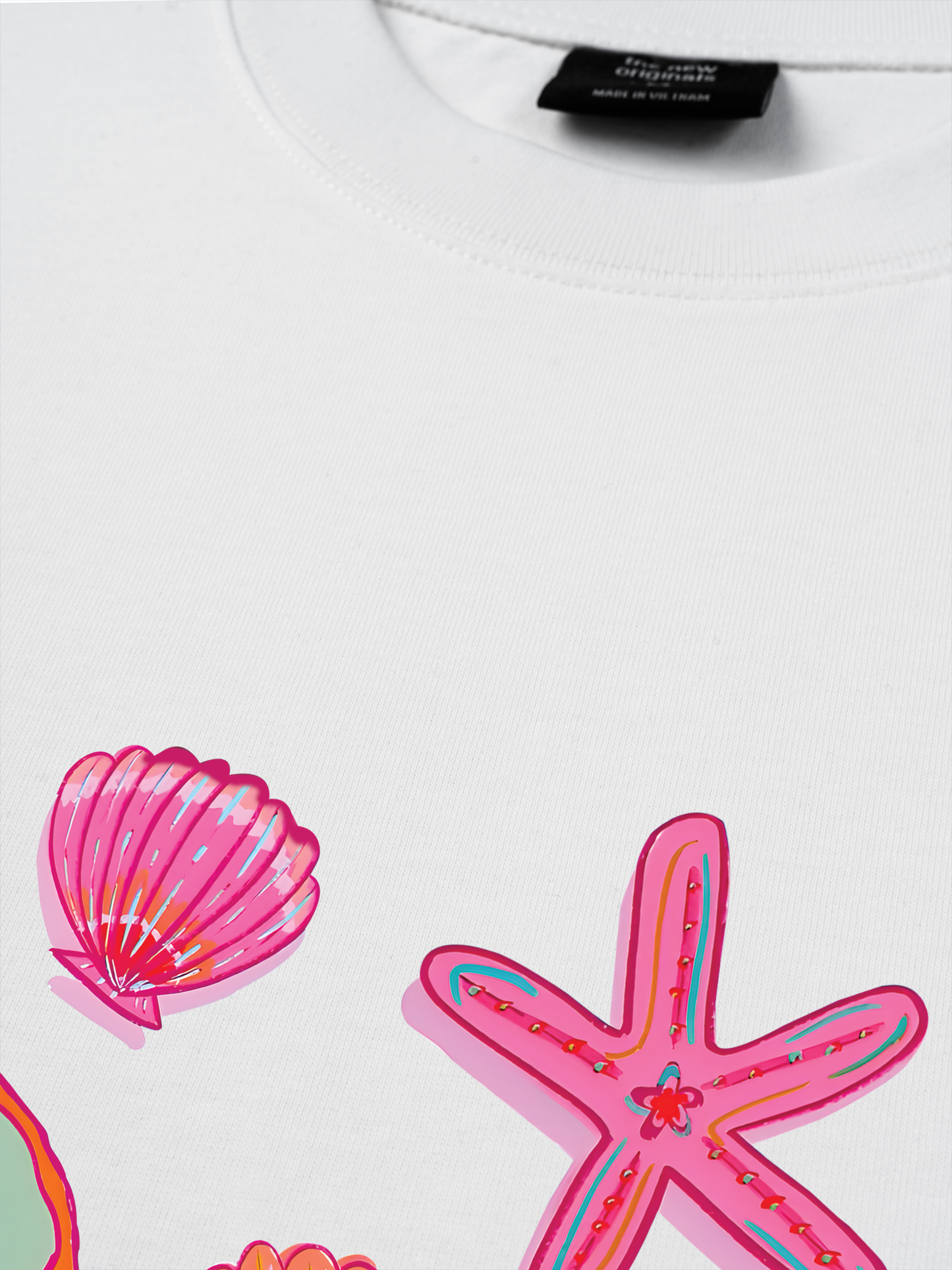 Áo Thun Relaxed Fit Summer Vibes Sea Life