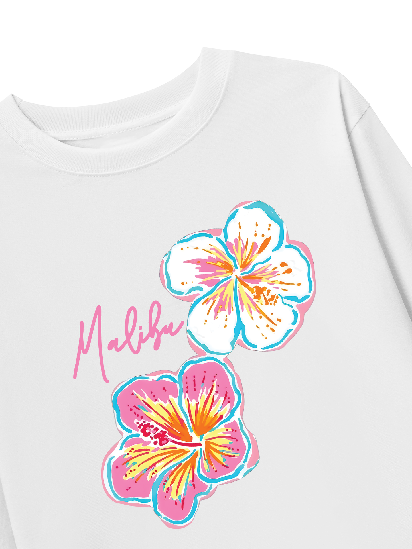 Áo Thun Dài Tay Summer Vibes Malibu Floral