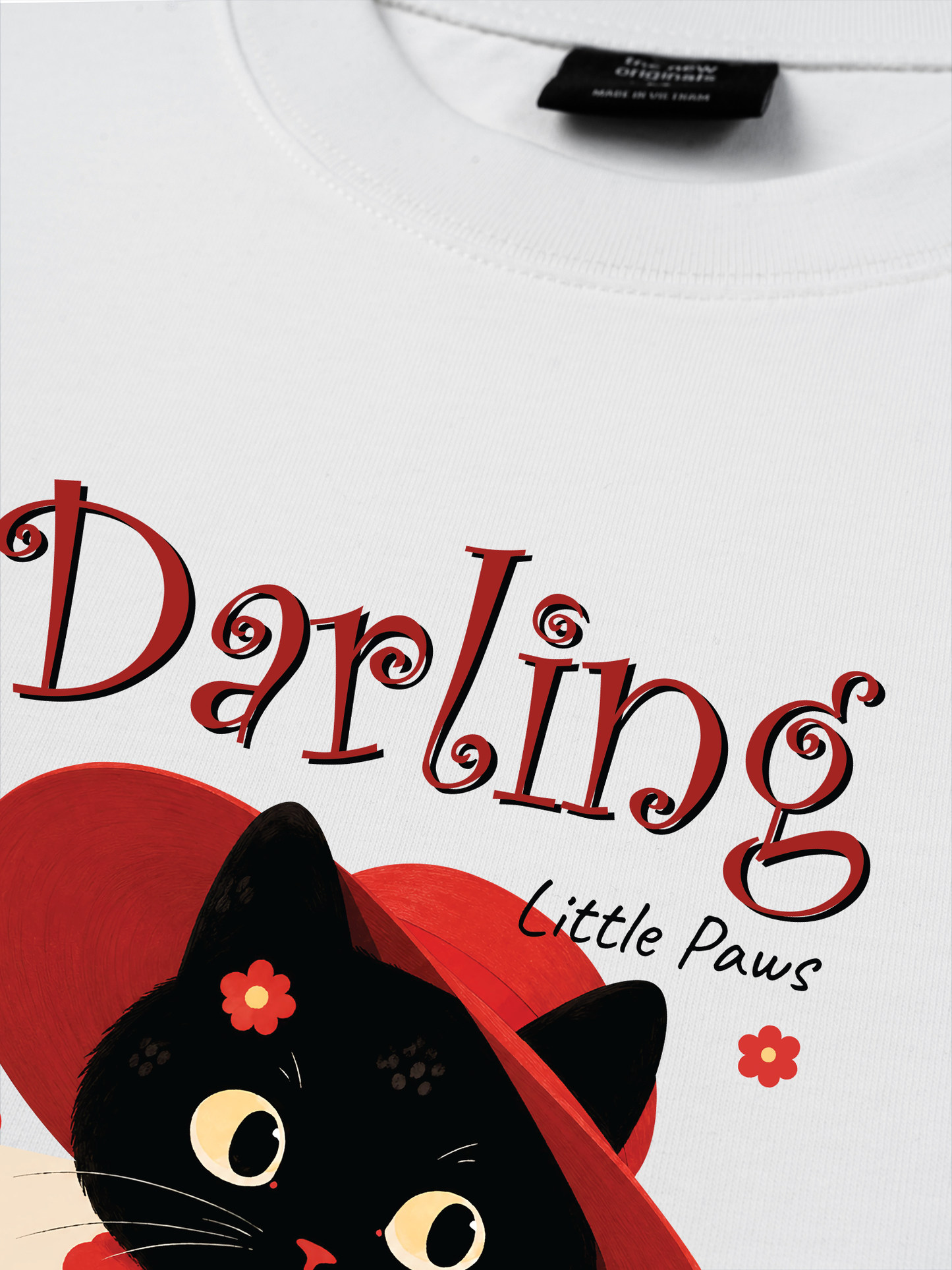 Áo Thun Relaxed Fit Darling Little Paws
