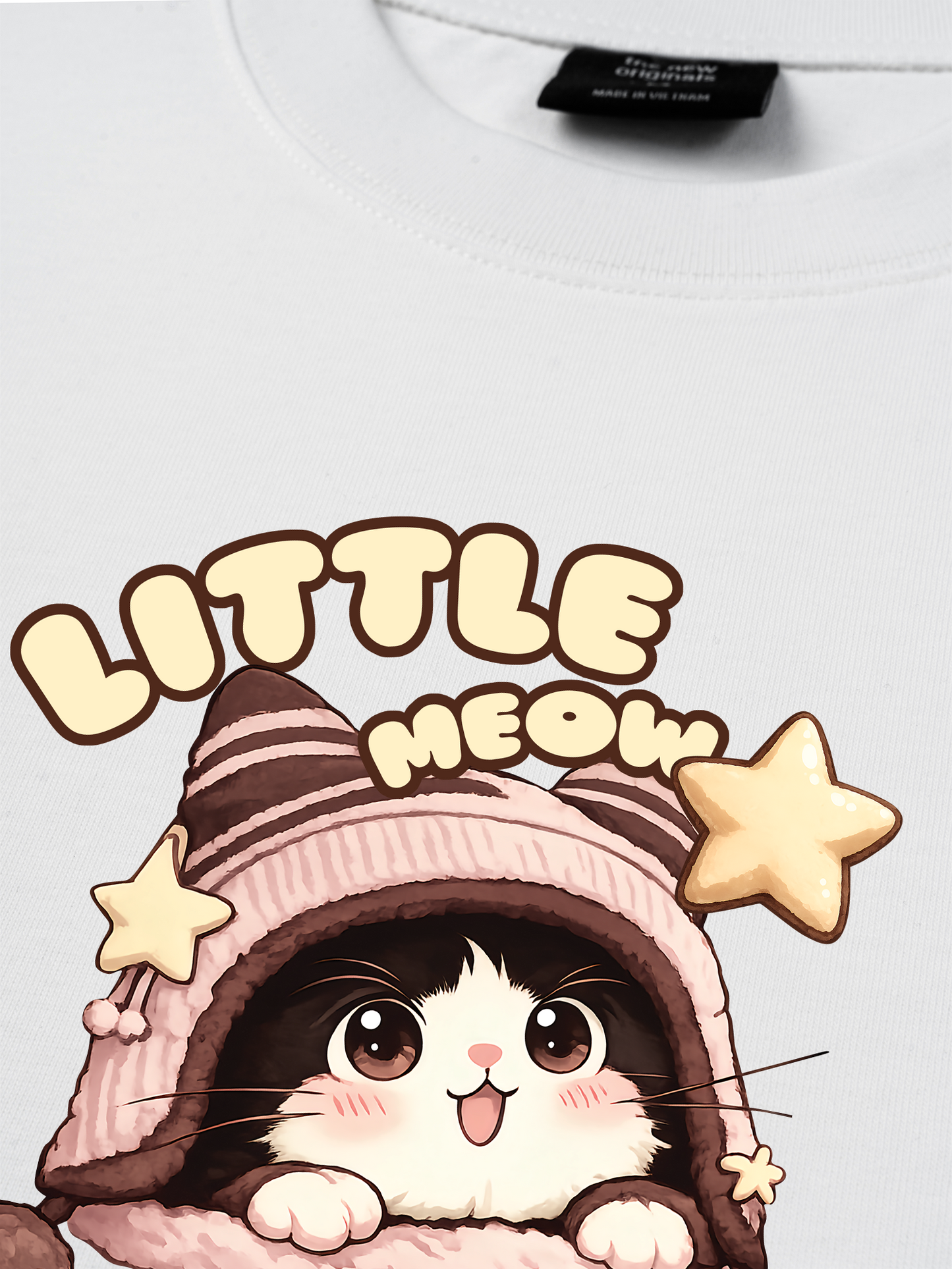 Áo Thun Relaxed Fit Little Meow