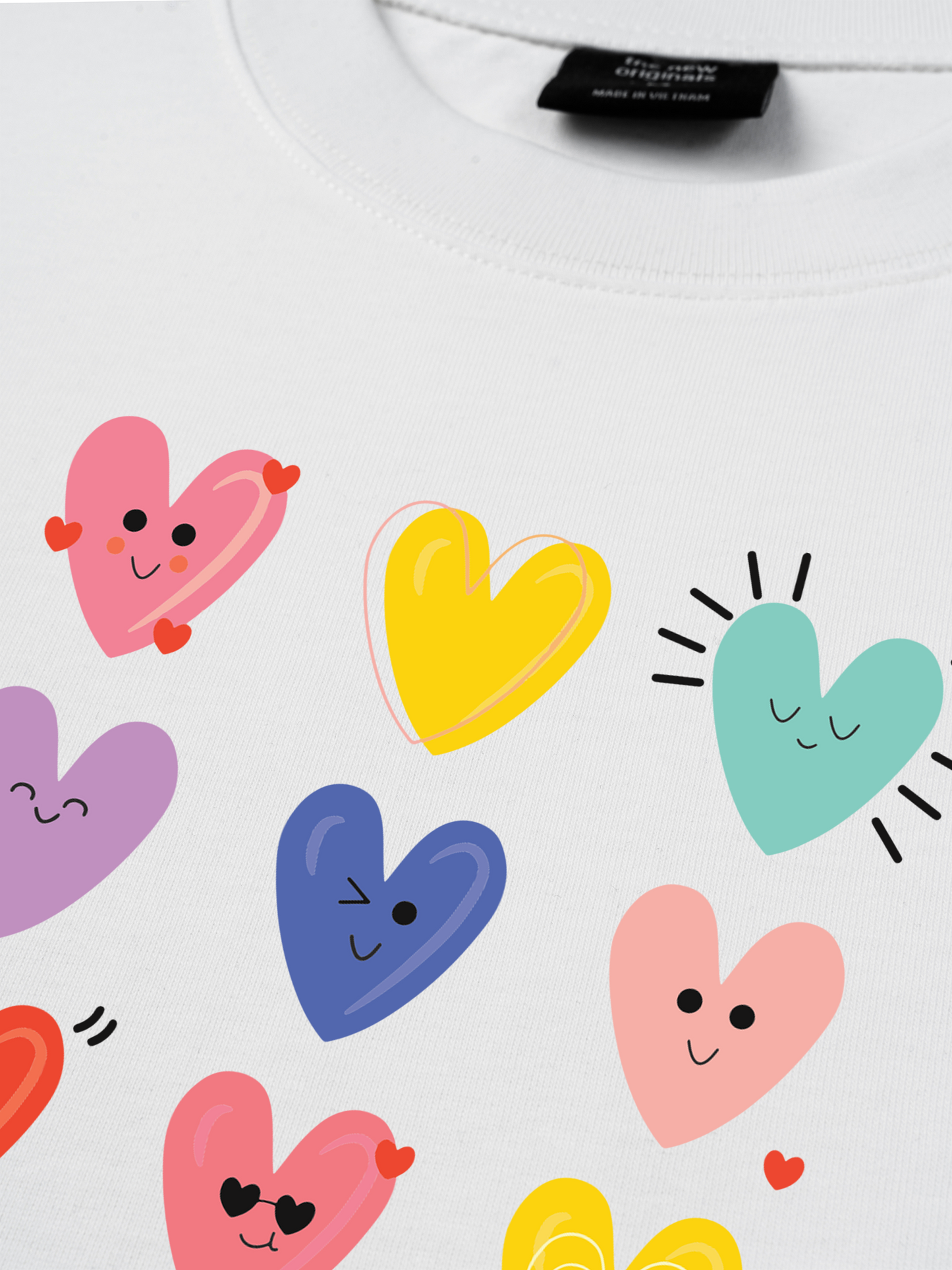 Áo Thun Relaxed Fit Daily Cuties Little Heart Club